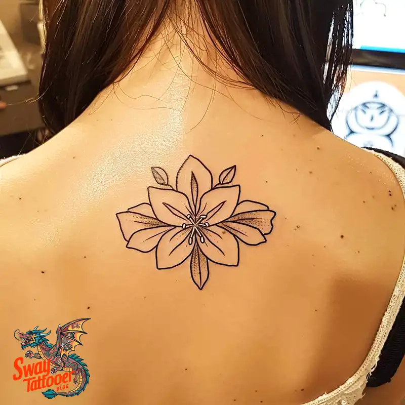 160 Amaryllis Flower Tattoo Designs: Symbolism and Style 35 amaryllis127