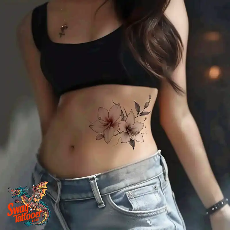 160 Amaryllis Flower Tattoo Designs: Symbolism and Style 27 amaryllis134