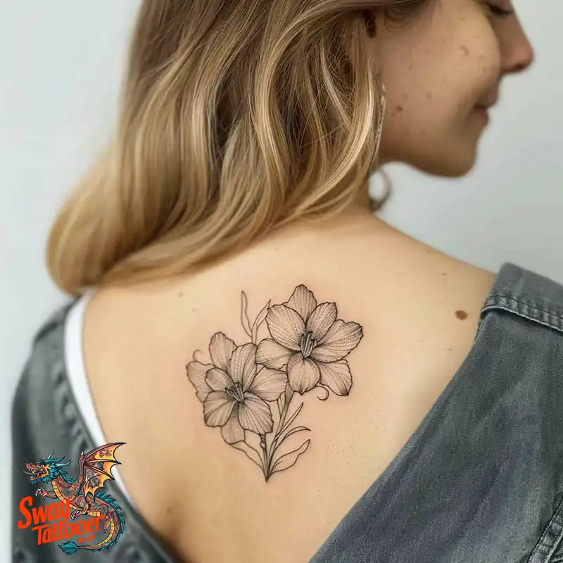 160 Amaryllis Flower Tattoo Designs: Symbolism and Style 21 amaryllis141