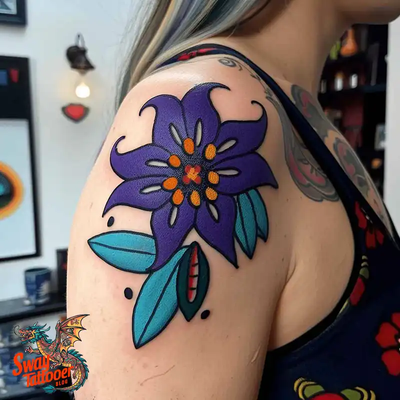 160 Amaryllis Flower Tattoo Designs: Symbolism and Style 12 amaryllis150