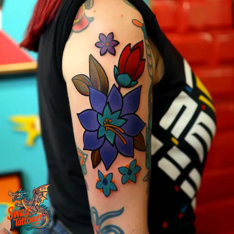 160 Amaryllis Flower Tattoo Designs: Symbolism and Style 10 amaryllis152