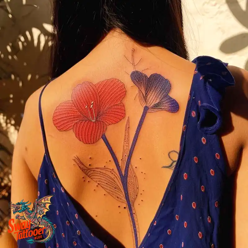 160 Amaryllis Flower Tattoo Designs: Symbolism and Style 1 amaryllis162