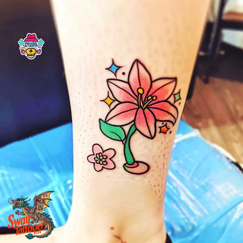 160 Amaryllis Flower Tattoo Designs: Symbolism and Style 126 amaryllis34