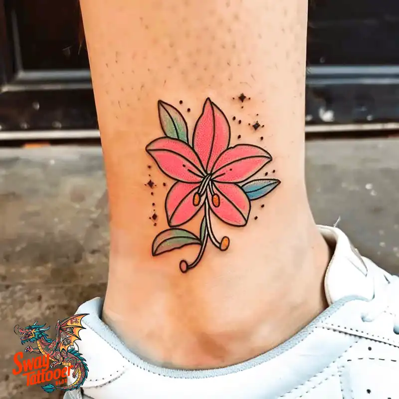 160 Amaryllis Flower Tattoo Designs: Symbolism and Style 125 amaryllis35