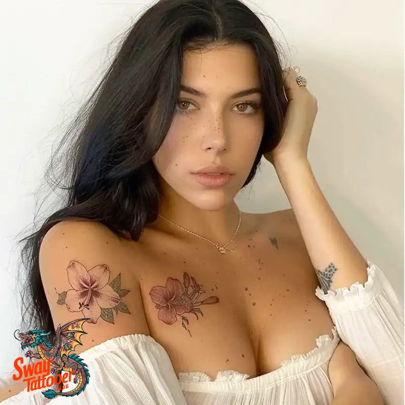 160 Amaryllis Flower Tattoo Designs: Symbolism and Style 121 amaryllis39