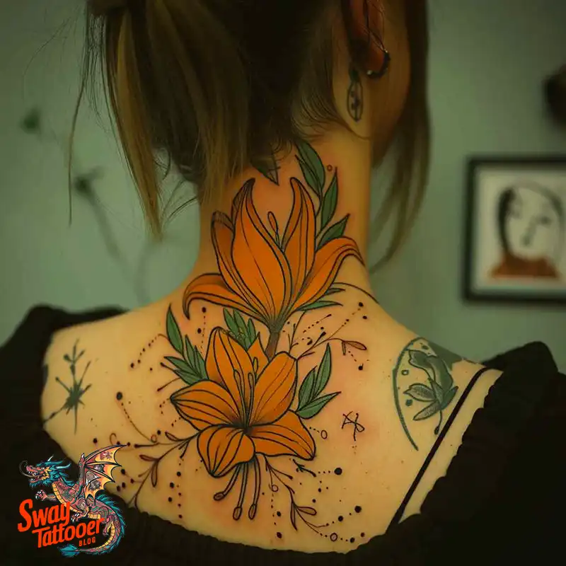 160 Amaryllis Flower Tattoo Designs: Symbolism and Style 118 amaryllis43
