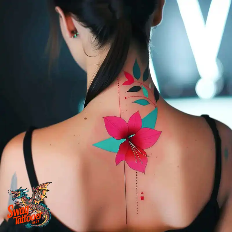 160 Amaryllis Flower Tattoo Designs: Symbolism and Style 120 amaryllis45