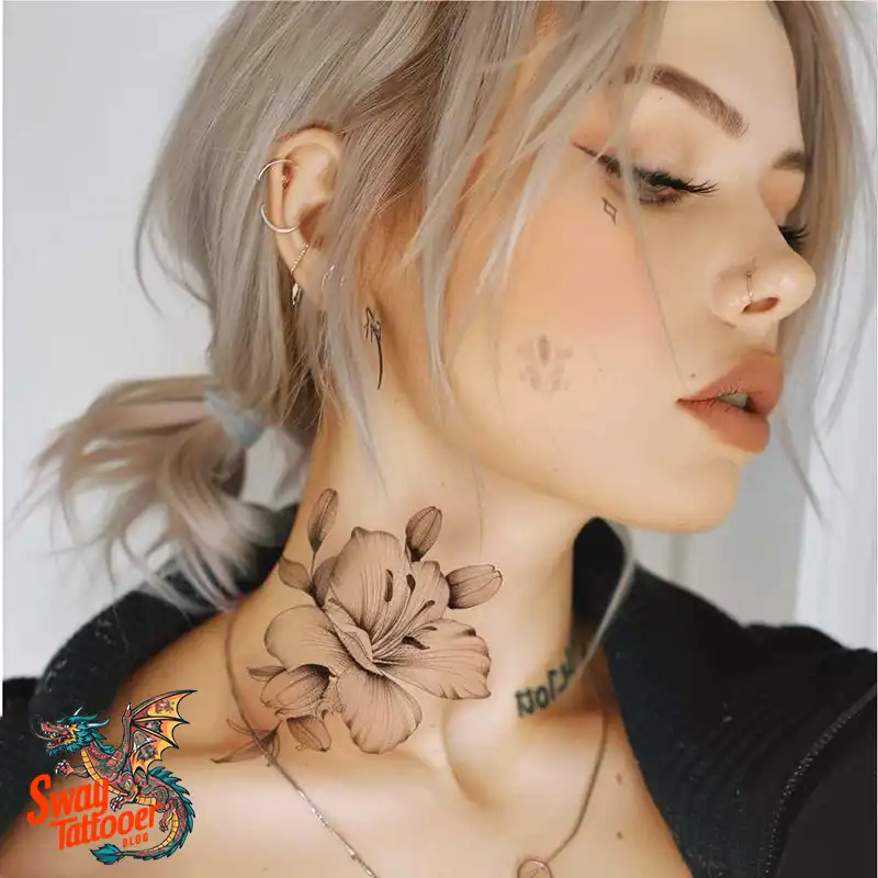 160 Amaryllis Flower Tattoo Designs: Symbolism and Style 113 amaryllis47