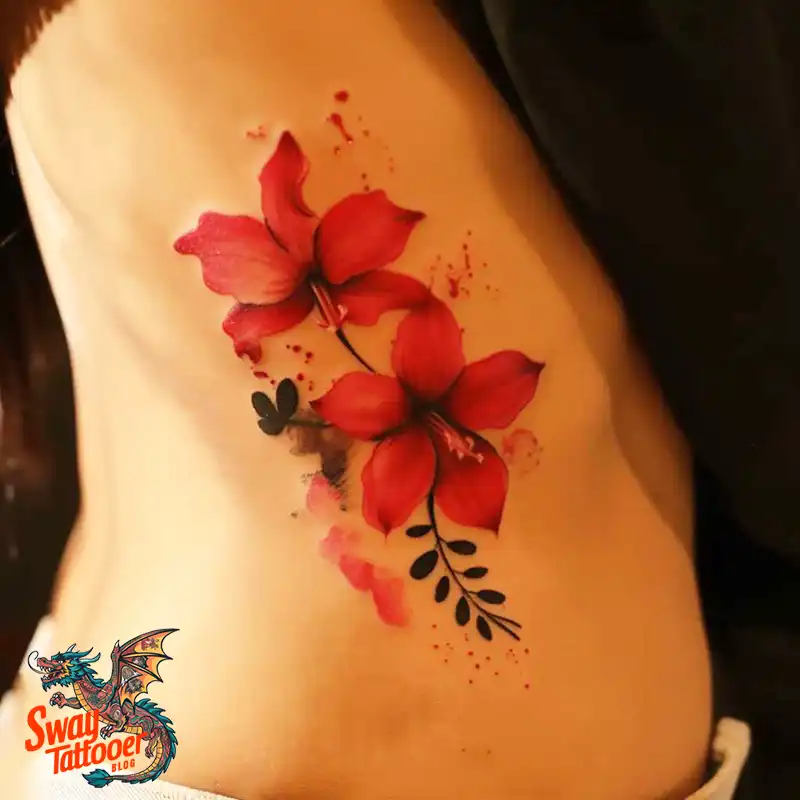 160 Amaryllis Flower Tattoo Designs: Symbolism and Style 98 amaryllis63