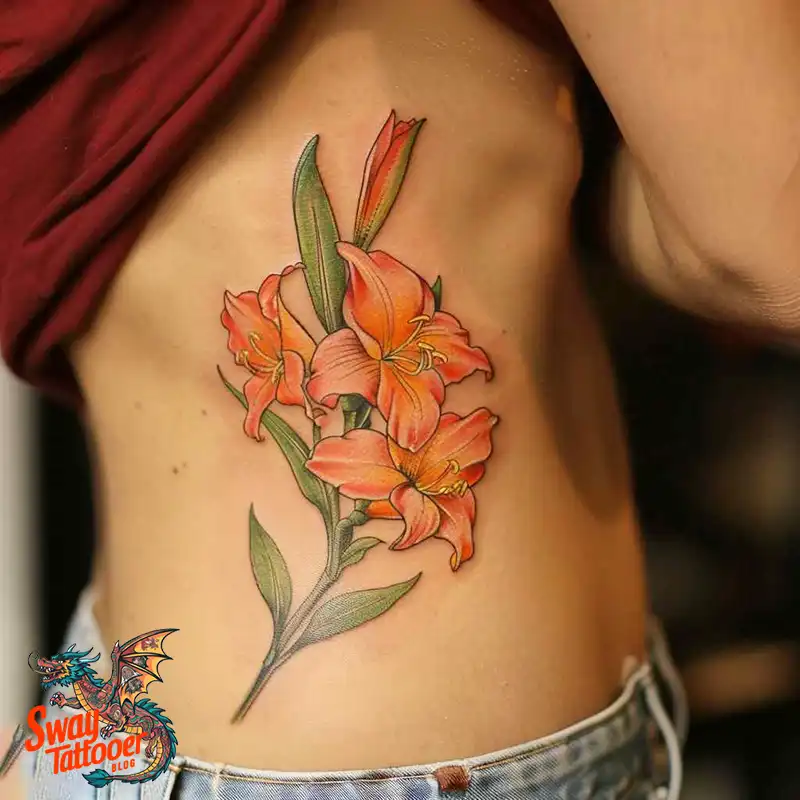 160 Amaryllis Flower Tattoo Designs: Symbolism and Style 151 amaryllis9