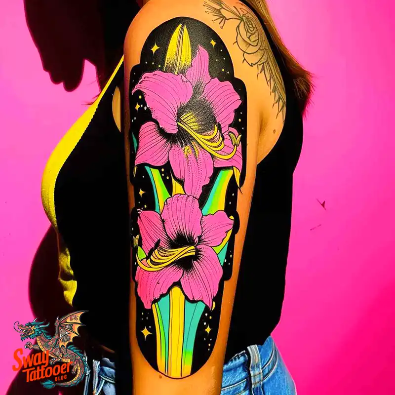 160 Amaryllis Flower Tattoo Designs: Symbolism and Style 61 amaryllis96