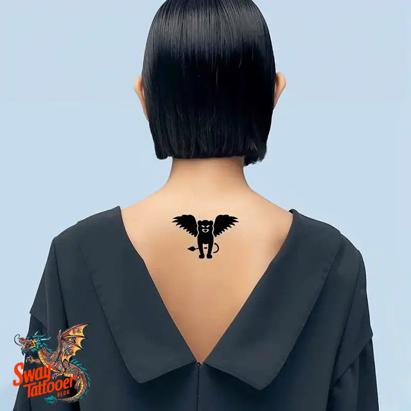60 Angel and Lion Tattoo Design Ideas: Meaning & History 13 angel and lion48