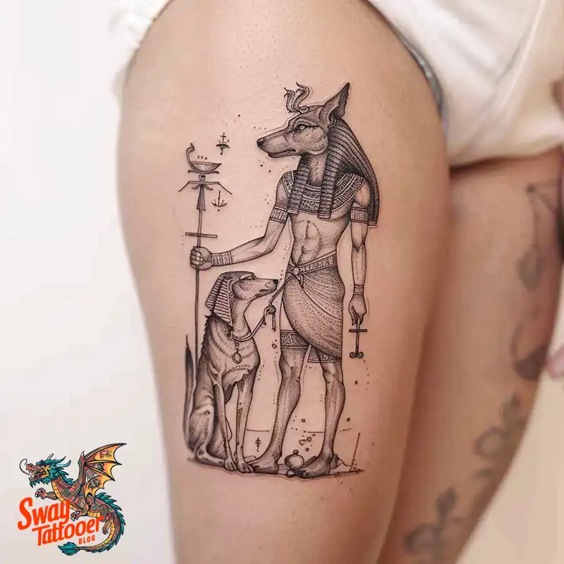 130 Anubis Tattoo Design Ideas: Symbolism and Styles 130 anubis 1