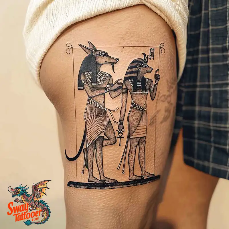 130 Anubis Tattoo Design Ideas: Symbolism and Styles 115 anubis11