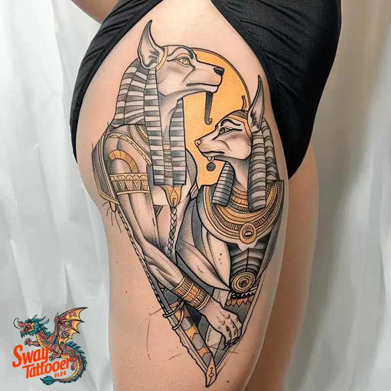 130 Anubis Tattoo Design Ideas: Symbolism and Styles 116 anubis12
