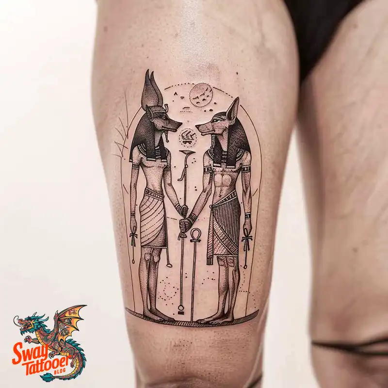 130 Anubis Tattoo Design Ideas: Symbolism and Styles 117 anubis13