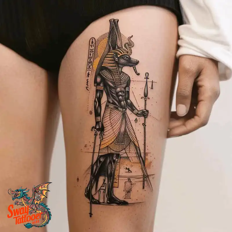 130 Anubis Tattoo Design Ideas: Symbolism and Styles 120 anubis16