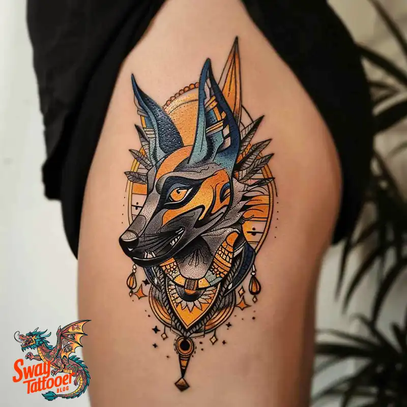 130 Anubis Tattoo Design Ideas: Symbolism and Styles 110 anubis21
