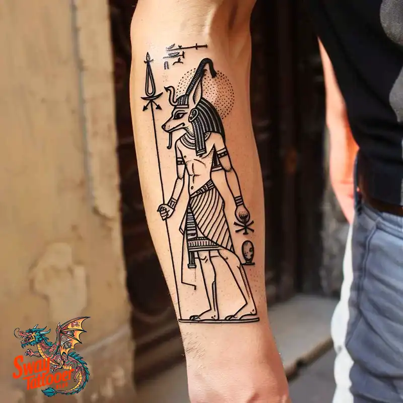 130 Anubis Tattoo Design Ideas: Symbolism and Styles 107 anubis26