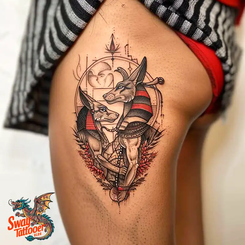 130 Anubis Tattoo Design Ideas: Symbolism and Styles 106 anubis27