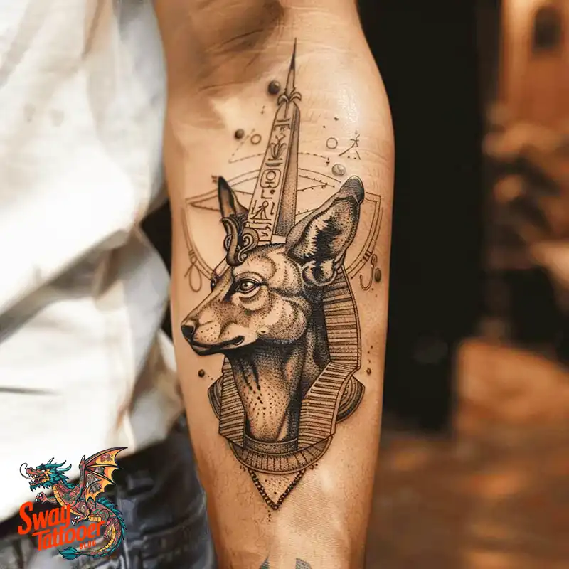 130 Anubis Tattoo Design Ideas: Symbolism and Styles 105 anubis28
