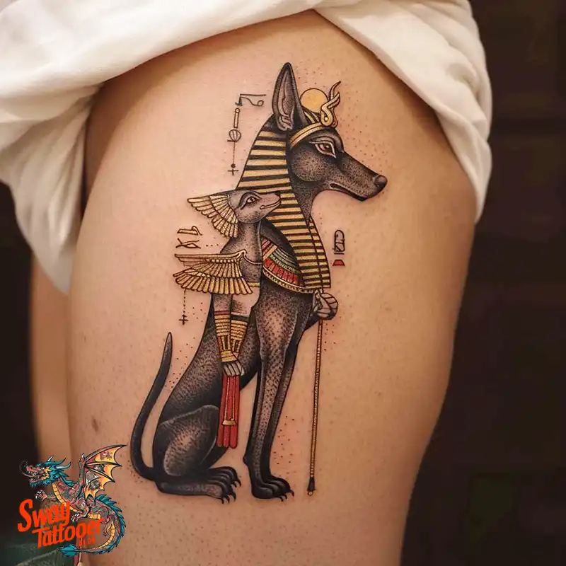 130 Anubis Tattoo Design Ideas: Symbolism and Styles 104 anubis29