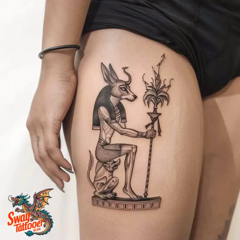 130 Anubis Tattoo Design Ideas: Symbolism and Styles 98 anubis32