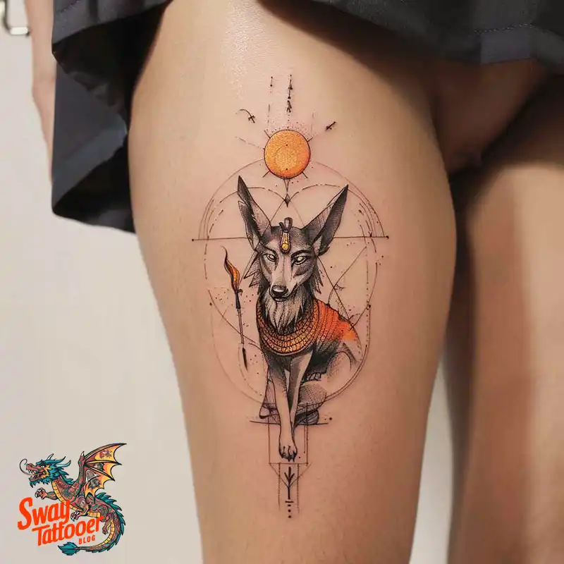 130 Anubis Tattoo Design Ideas: Symbolism and Styles 102 anubis36