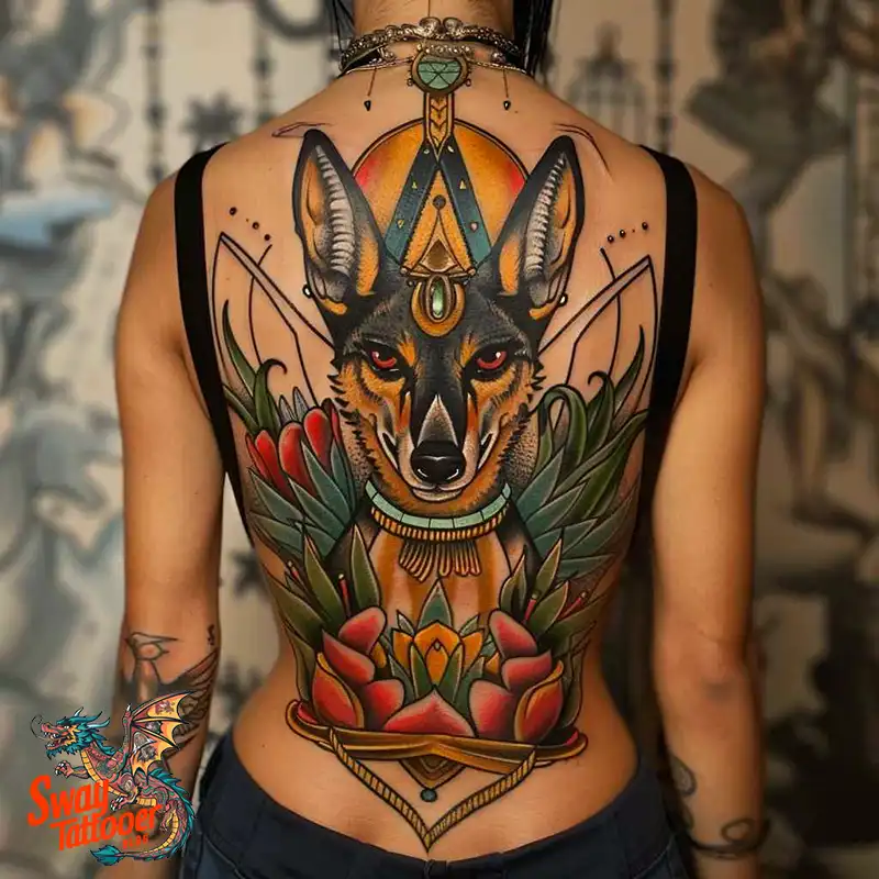 130 Anubis Tattoo Design Ideas: Symbolism and Styles 87 anubis45