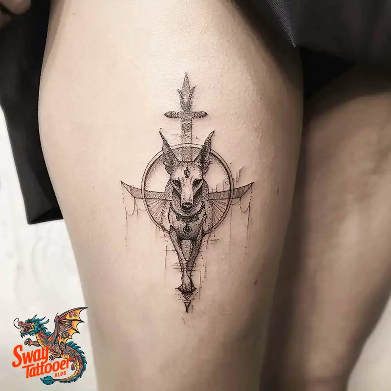 130 Anubis Tattoo Design Ideas: Symbolism and Styles 88 anubis46
