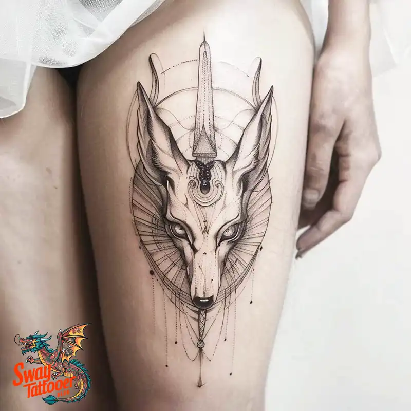 130 Anubis Tattoo Design Ideas: Symbolism and Styles 89 anubis47