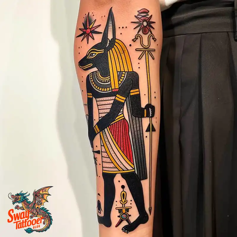 130 Anubis Tattoo Design Ideas: Symbolism and Styles 124 anubis7