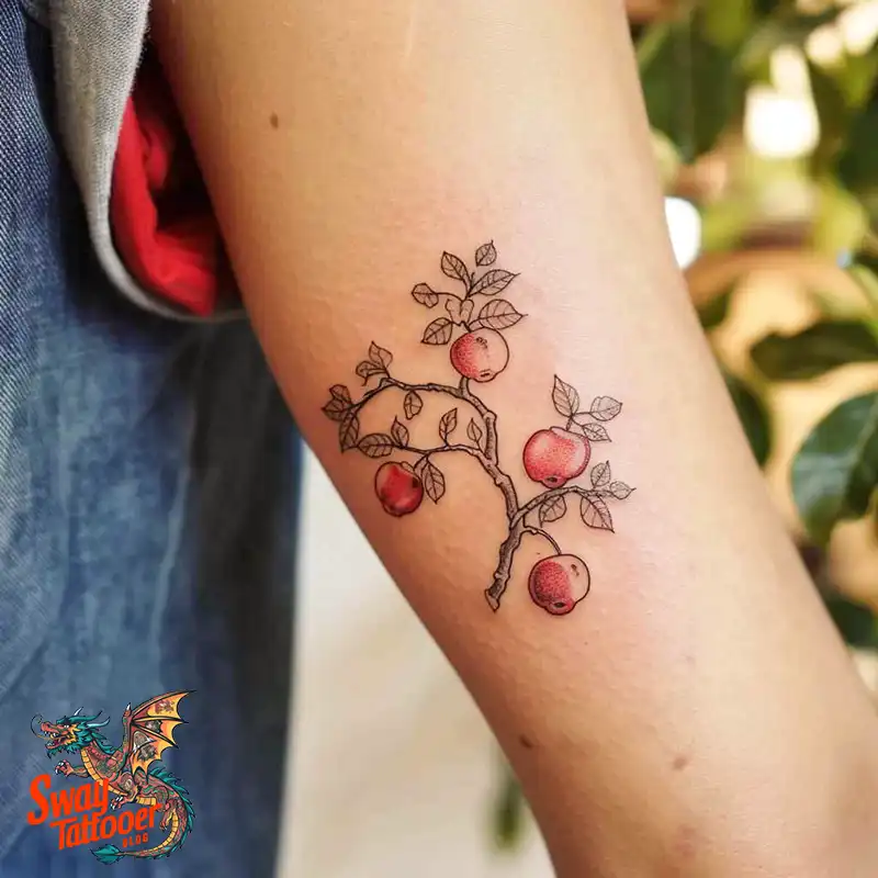 130 Apple Tree Tattoo Designs, Symbolism and Lifelong Care 133 apple tree