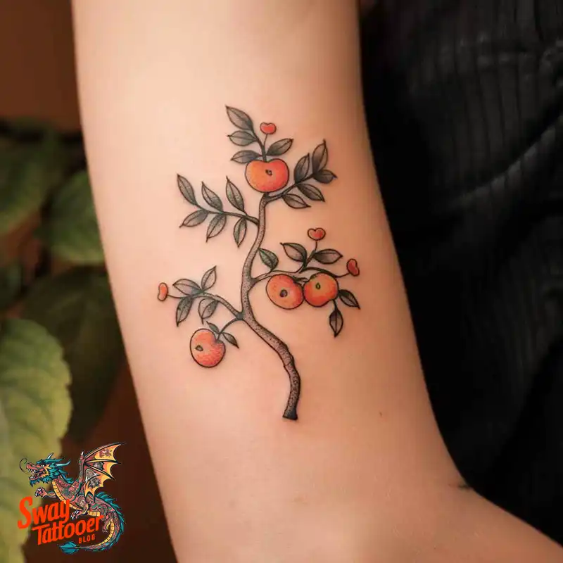 130 Apple Tree Tattoo Designs, Symbolism and Lifelong Care 134 apple tree1