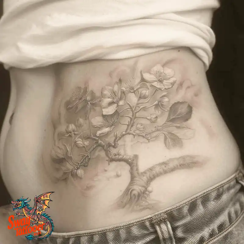 130 Apple Tree Tattoo Designs, Symbolism and Lifelong Care 27 apple tree tattoo