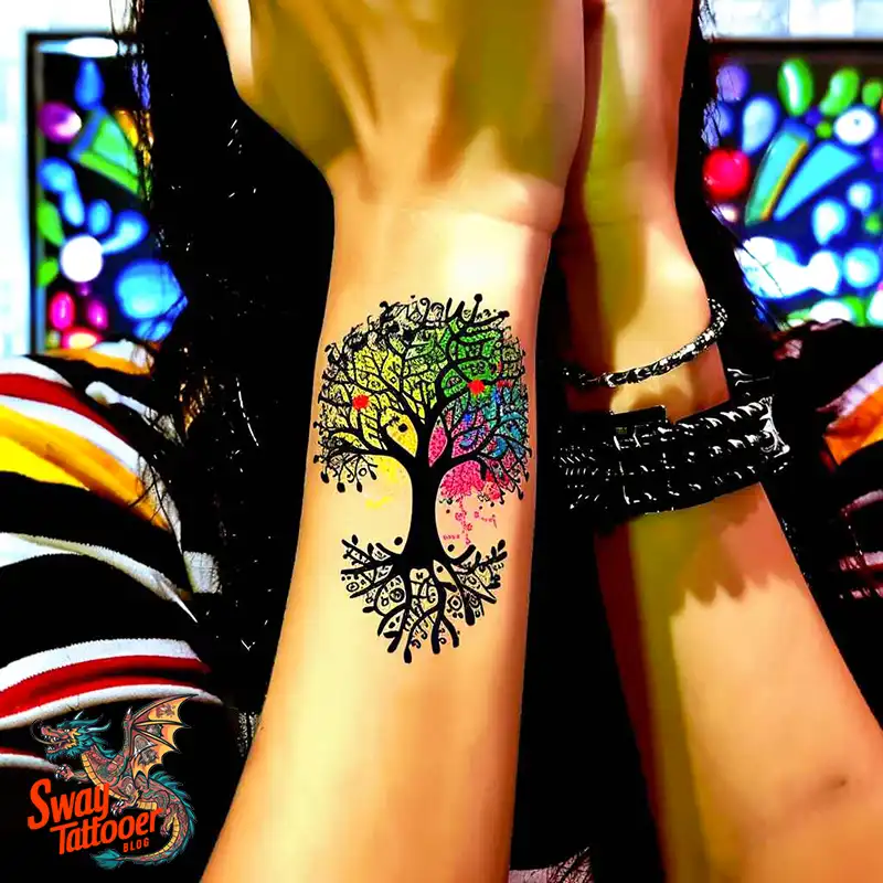 130 Apple Tree Tattoo Designs, Symbolism and Lifelong Care 23 apple tree tattoo