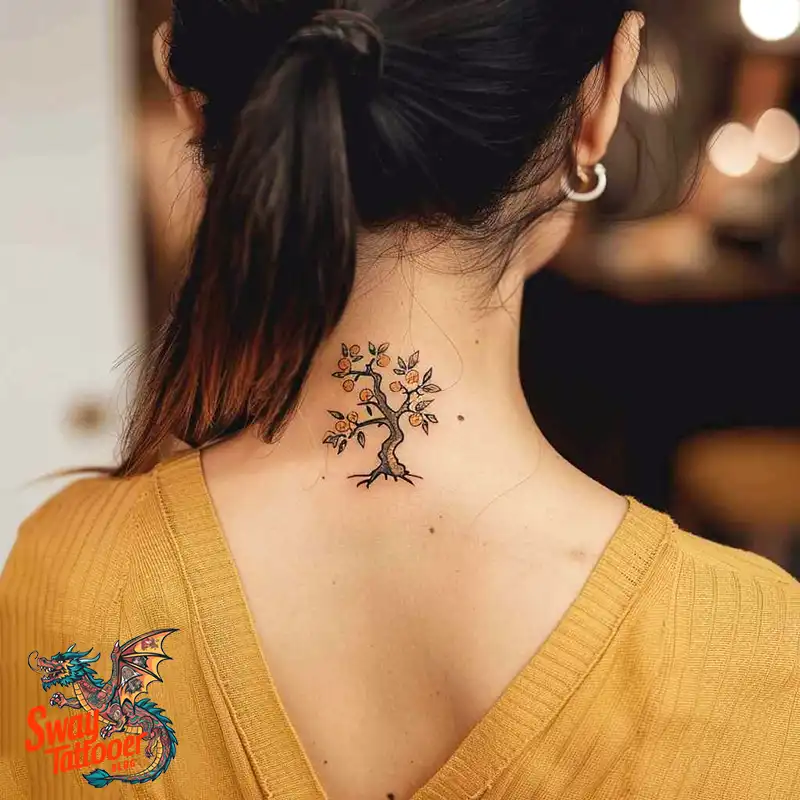 130 Apple Tree Tattoo Designs, Symbolism and Lifelong Care 9 apple tree tattoo