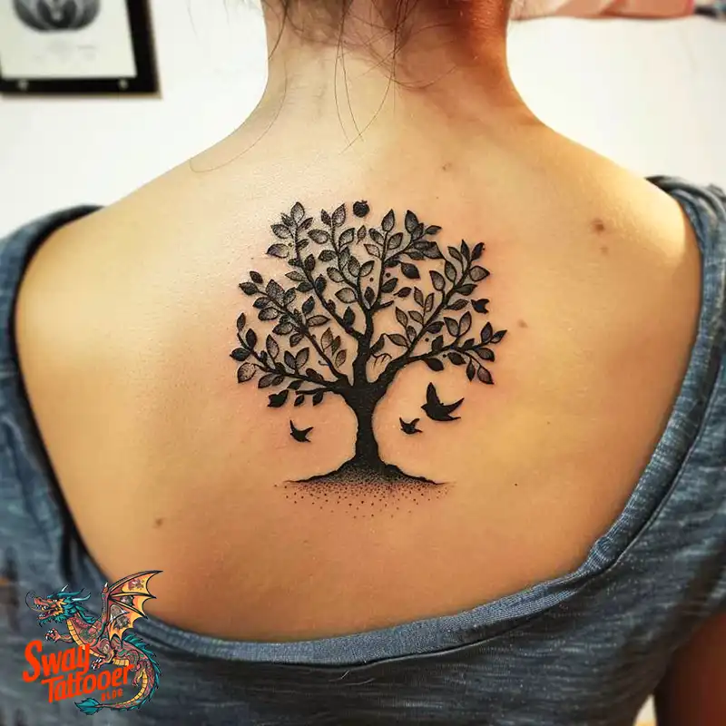 130 Apple Tree Tattoo Designs, Symbolism and Lifelong Care 116 apple tree19