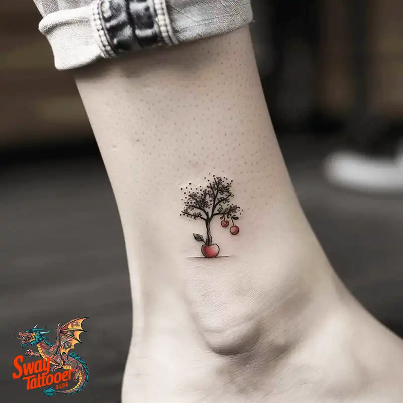 130 Apple Tree Tattoo Designs, Symbolism and Lifelong Care 109 apple tree21