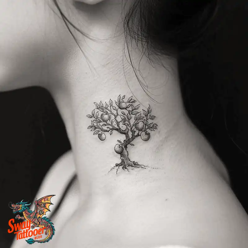 130 Apple Tree Tattoo Designs, Symbolism and Lifelong Care 111 apple tree23