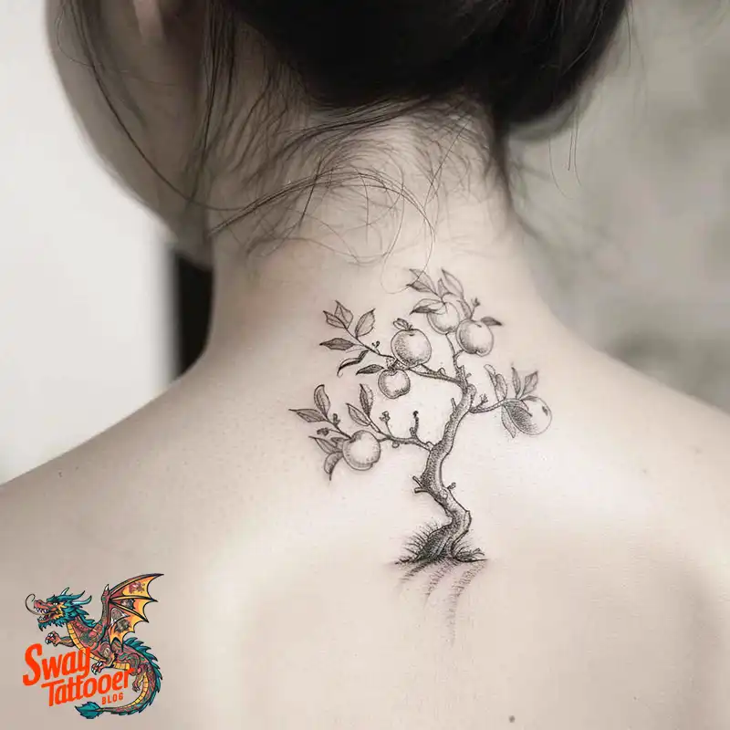 130 Apple Tree Tattoo Designs, Symbolism and Lifelong Care 114 apple tree26