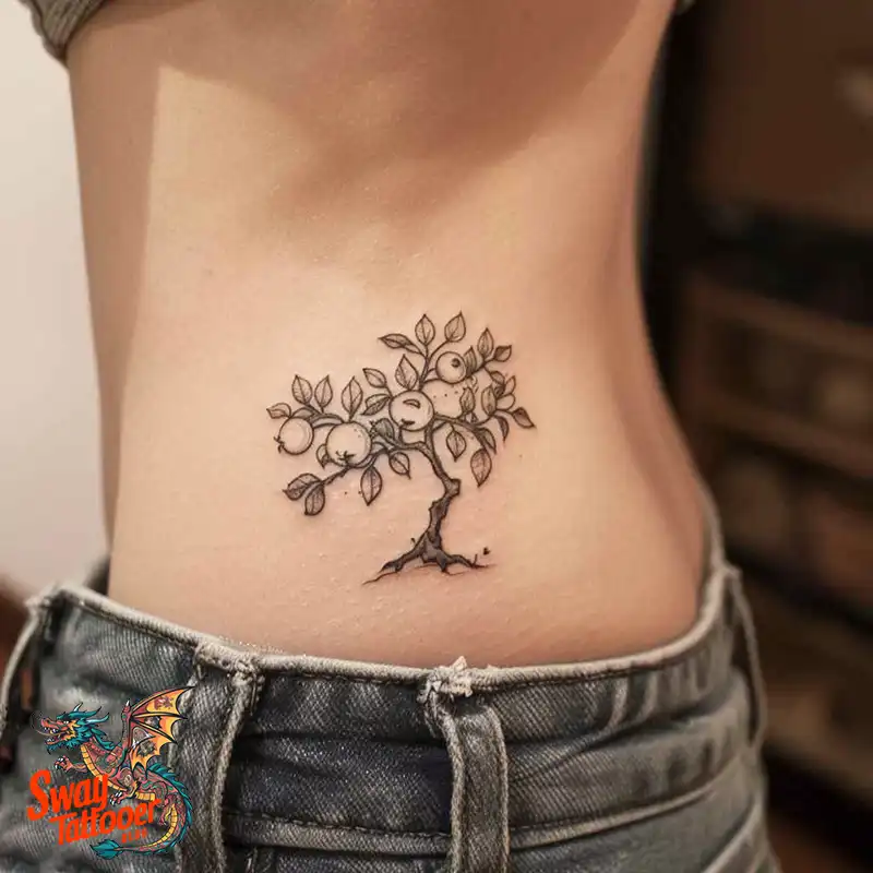 130 Apple Tree Tattoo Designs, Symbolism and Lifelong Care 107 apple tree28