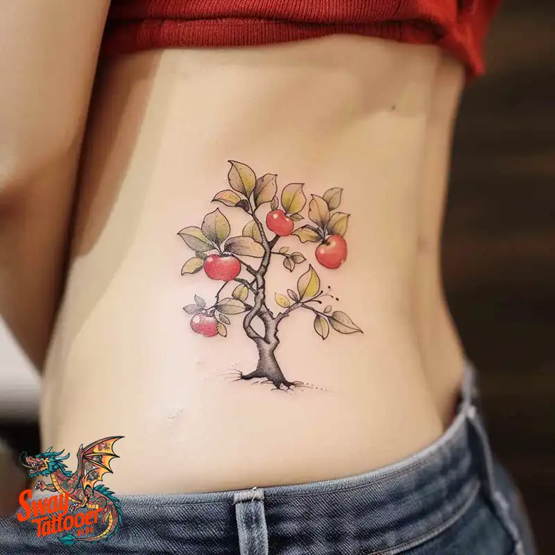 130 Apple Tree Tattoo Designs, Symbolism and Lifelong Care 106 apple tree29
