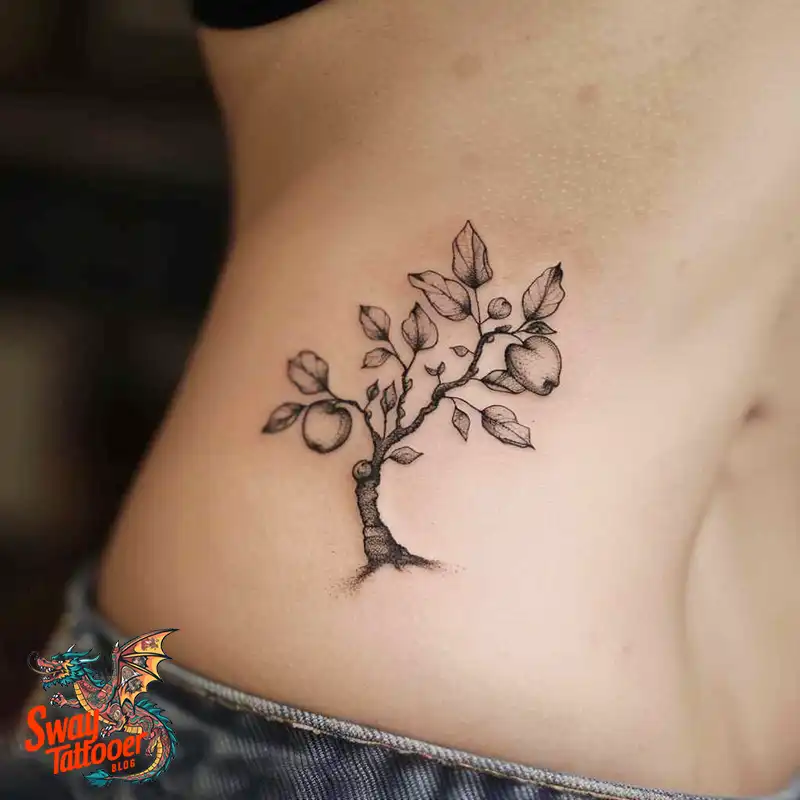 130 Apple Tree Tattoo Designs, Symbolism and Lifelong Care 105 apple tree30