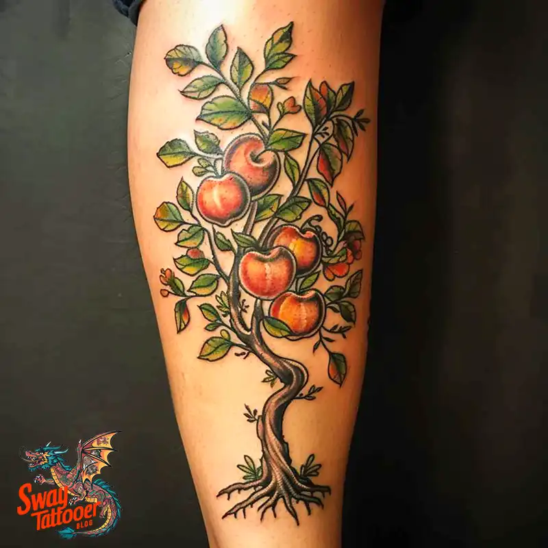 130 Apple Tree Tattoo Designs, Symbolism and Lifelong Care 131 apple tree4