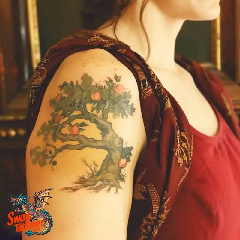 130 Apple Tree Tattoo Designs, Symbolism and Lifelong Care 95 apple tree40
