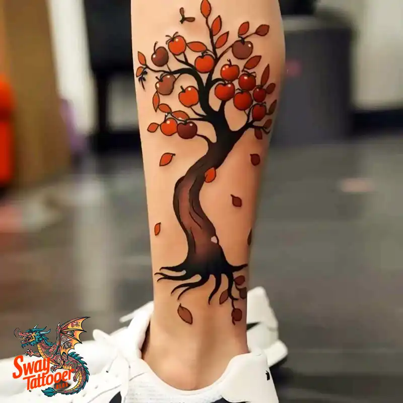 130 Apple Tree Tattoo Designs, Symbolism and Lifelong Care 86 apple tree46