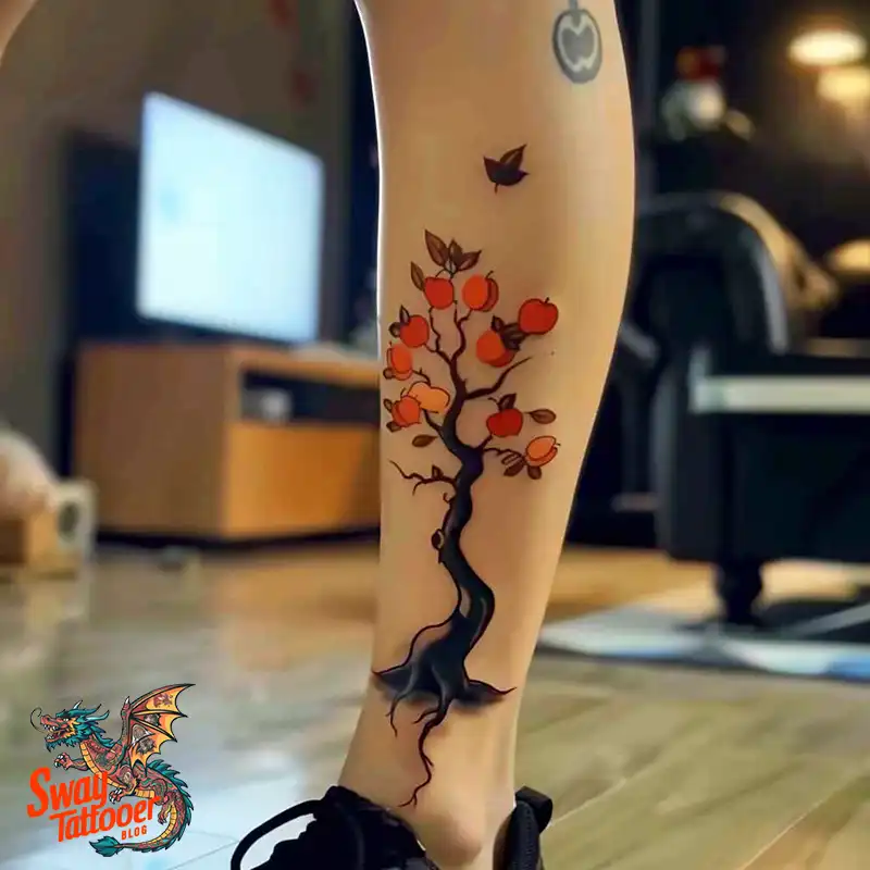 130 Apple Tree Tattoo Designs, Symbolism and Lifelong Care 88 apple tree48