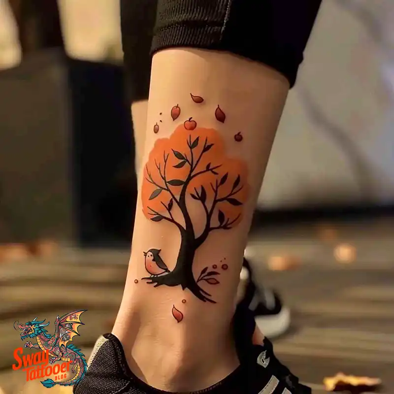 130 Apple Tree Tattoo Designs, Symbolism and Lifelong Care 89 apple tree49