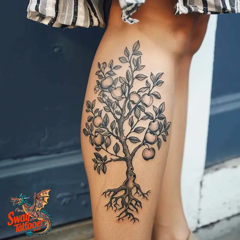 130 Apple Tree Tattoo Designs, Symbolism and Lifelong Care 83 apple tree52